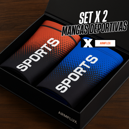 SET X 2 MANGAS DEPORTIVAS FLEX ARM | Protege tus brazos