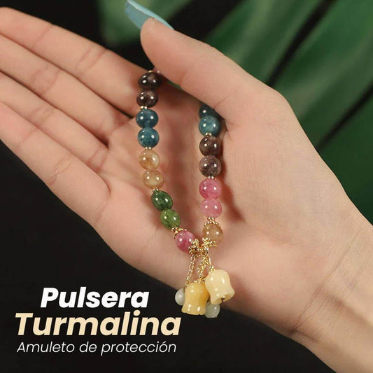 JOYERIA EXCLUSIVA! PULSERA DE PROTECCION DE TURMALINAS Y JADE