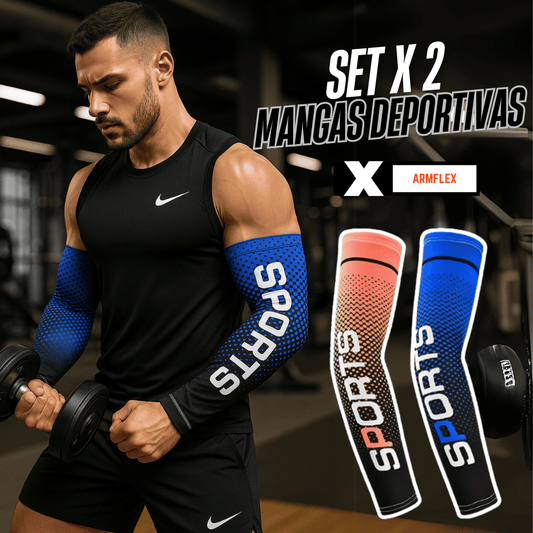 SET X 2 MANGAS DEPORTIVAS FLEX ARM | Protege tus brazos