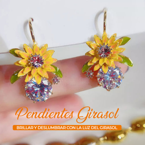 ¡COLECCIÓN EXCLUSIVA! PENDIENTES DE GIRASOL