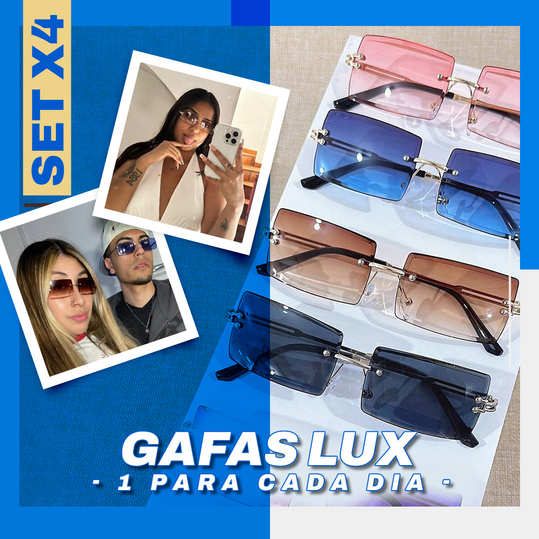 🔥GRAN PROMO🔥 SET X4 GAFAS LUX😎